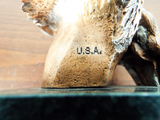 Vintage Bronze Gorham Bald Eagle Sculpture Liberty K Cantrell 1993 Ltd Ed #843