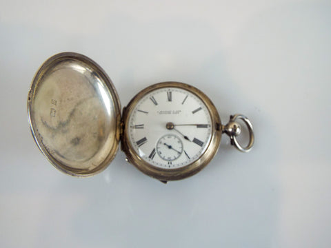 Antique Sterling Pocket Watch W Ehrhardt London A Macrow & Son 1900 Tasmania