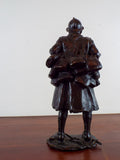 Max Blondat Bronze Sculpture WW1 French Soldier Le Pinard Signed Valsuani France