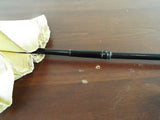 Antique Victorian Folding Carriage Cream Parasol Ebony Handle Sunbrella 1870s