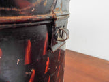 Antique 1930s British Military Naval Officers Hat Tin Orgl Labels Lt R N Gibb