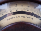 Antique Weston Electric A C Voltmeter Instrument Model 155 So Sierras Power Co
