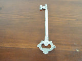 Original Sterling Silver 17th 18thC Colonial Tabernacle Key Religious Curiosity
