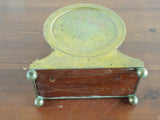 Antique Silver Brass Ships Bell Mantle Clock Bailey Banks & Biddle Philadelphia