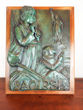 Vintage 1976 Bronze Art Sculpture Myra Nelson Saoirse Irish Freedom Signed No 12