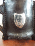 Antique American Sterling Leather On Copper Art Nouveau Tyg Trophy 1907 I H Y C