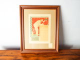 Antique Paul Hankar Color Lithograph Belgian Architect 1894 Crespin Art Nouveau