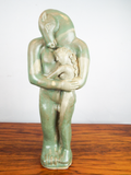 Vintage 1980s Bizarre Art Sculpture Horse Beauty & the Beast Signed Martha Allen