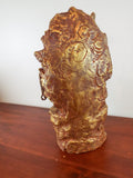 Vintage Seibo Kitamura Signed Bronze 33lb Sculpture Fudo Myo O Japanese Art 19"