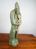 Vintage 1980s Bizarre Art Sculpture Horse Beauty & the Beast Signed Martha Allen