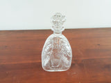 1930s Glass Pinch Whiskey Decanter 3 Kings George 5th Edward 8th George 6th