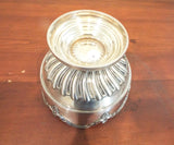 Antique 1895 Victorian English Sterling Bulldog Trophy Bowl Smartts Punch 18.4oz