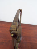 Antique 1910 Brass Art Nouveau Sliding Bookends Jugendstil Style Expanding Shelf
