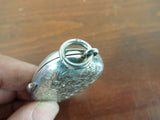 Antique Edwardian English Sterling Silver Stamp Sovereign Case 1904 EJ Houlston