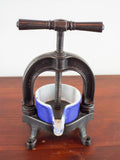 Antique 19thC French Meat Press Wooden Duck Press Tabletop Vintage Kitchen Decor