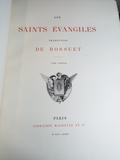 Antique 1873 First Edition Books Evangelical Saints Traduction De Bossuet 2 Tome