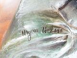 Vintage 1976 Bronze Art Sculpture Myra Nelson Saoirse Irish Freedom Signed No 12