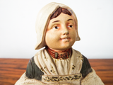 Antique 1890s German Figurative Tobacco Jar Munich Maid Signed Johann Marasch