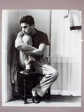 Vintage 1950s Original Photographic Art Jules Brenner Seated Dancer Portrait