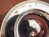 Vintage Pair Mappin & Webb Solid Sterling Armada Plates 3.75" Dishes 1968 4.4oz