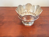 Antique 1895 Victorian English Sterling Bulldog Trophy Bowl Smartts Punch 18.4oz