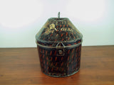 Antique 1930s British Military Naval Officers Hat Tin Orgl Labels Lt R N Gibb