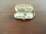 Antique Edwardian English Sterling Silver Stamp Sovereign Case 1904 EJ Houlston