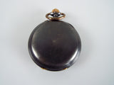 Antique Swiss Made Gunmetal Chronograph Pocket Watch 1900 Working Serial No.359