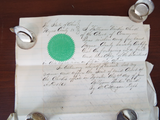 Antique Pre Civil War Arrest Warrant Ohio W Dennison 1860 Extradition Document