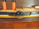 Antique 19th C Paddle Steamer Ship Half Hull Display English Maker 1890 London