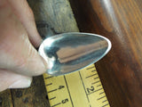 Antique 19th C American German Coin Silver Teaspoons Set Of 4 Fiddleback Design