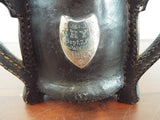 Antique American Sterling Leather On Copper Art Nouveau Tyg Trophy 1907 I H Y C