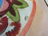 Original Abstract Art Collage Oil On Canvas Painting Signed M Guggenheim J Meyer
