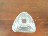 1930s Glass Pinch Whiskey Decanter 3 Kings George 5th Edward 8th George 6th