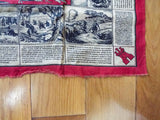 Orig Spanish American War Remington Bandana Instructional Military Scarf 1880s