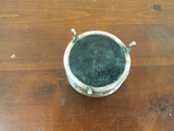Antique Art Deco English Sterling Silver 3 Leg Round Pill Box Sydney & Co 1924