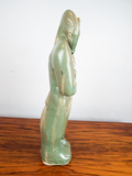 Vintage 1980s Bizarre Art Sculpture Horse Beauty & the Beast Signed Martha Allen