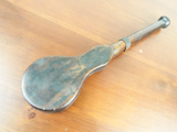 Antique Chinese Opium Scales 19thC Wooden Travel Set Bone Handle Signed Stamped