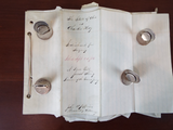 Antique Pre Civil War Arrest Warrant Ohio W Dennison 1860 Extradition Document