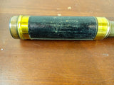 Antique WW1 Brass French Three Draw Telescope Mohrson 16X Military Officer Issue