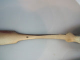 Antique 19th C American German Coin Silver Teaspoons Set Of 4 Fiddleback Design