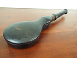 Antique Chinese Opium Scales 19thC Wooden Travel Set Bone Handle Signed Stamped