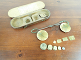 Antique Rare 18th Century French Hand-Held Coin Scale Revolutionary France 1790s