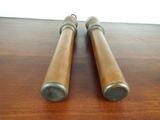 Antique Pair Of Naval Belaying Pins Heavy Bronze Victorian Era Nautical Decor