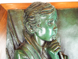 Vintage 1976 Bronze Art Sculpture Myra Nelson Saoirse Irish Freedom Signed No 12