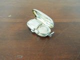 Antique Edwardian English Sterling Silver Stamp Sovereign Case 1904 EJ Houlston