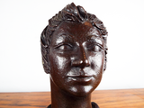Vtg Original Russian Bronze Sculpture Young Woman Nicolai Kuvshinoff Signed Art