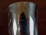 English Sterling Silver Goblets Charles II Style Walter Davies London 1974