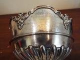 Antique 1895 Victorian English Sterling Bulldog Trophy Bowl Smartts Punch 18.4oz