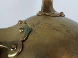 Antique Arts & Crafts Large Planter Heavy Brass Strapwork Art Nouveau Style 1900